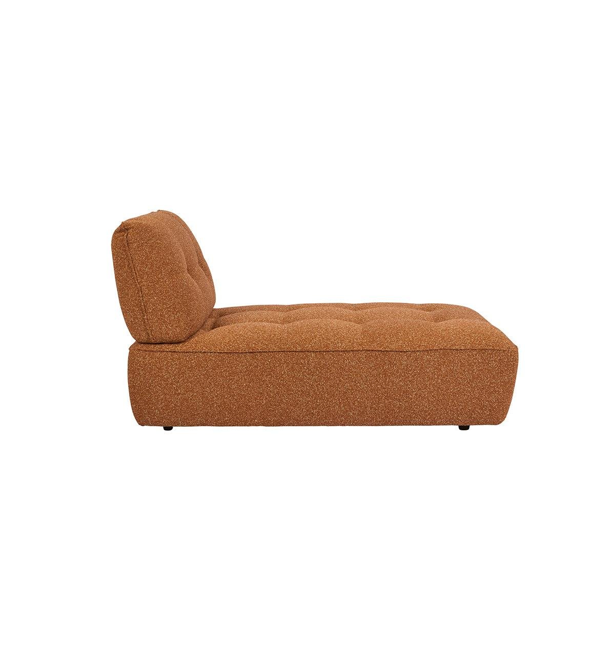 Roommate Sofa - 5 Piece L-Shape + Chaise + Ottoman In Ginger - Image 6