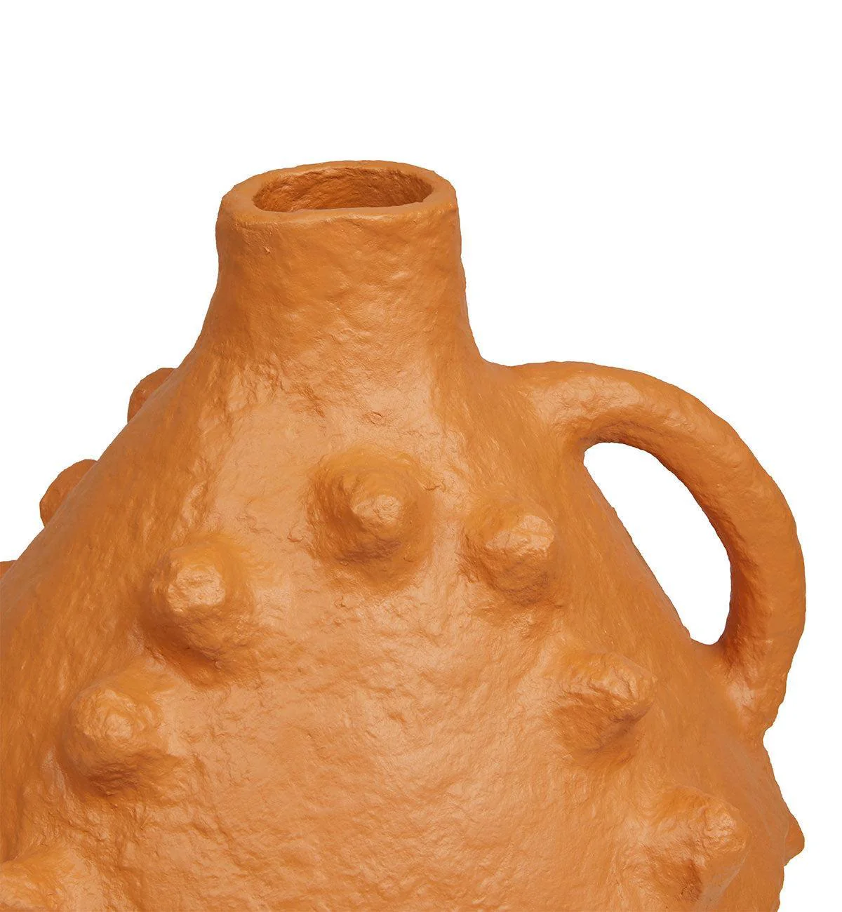 Cantaro Paper Mache Vessel In Tobacco - Image 3