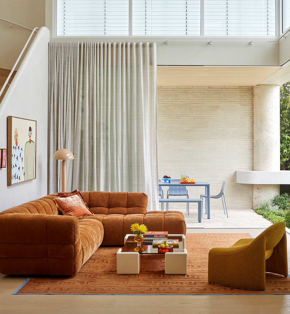 Marshmallow Modular Sofa - RHF Chaise in Chestnut - Image 6