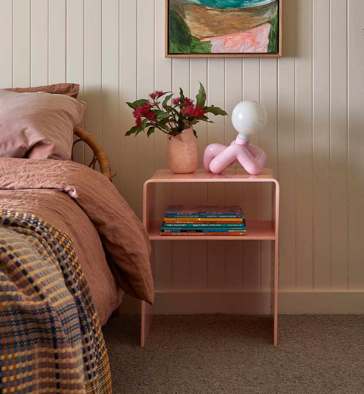 Hubba Bubba Bedside Table In Pink - Image 2