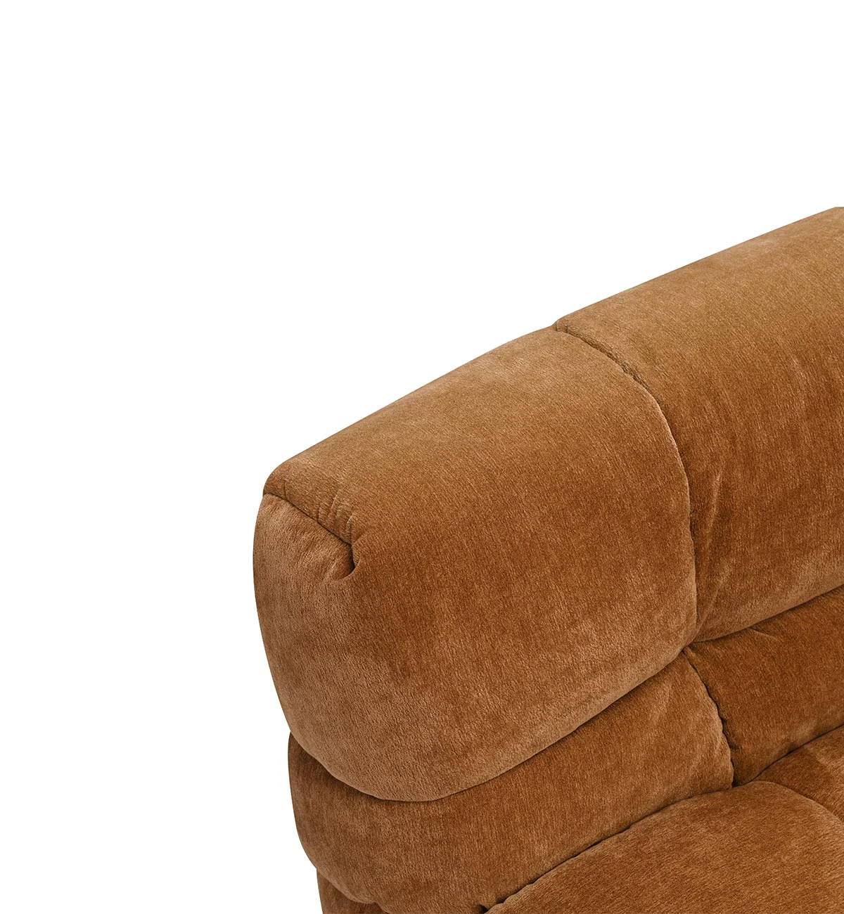 Marshmallow Modular Sofa - RHF Chaise in Chestnut - Image 11