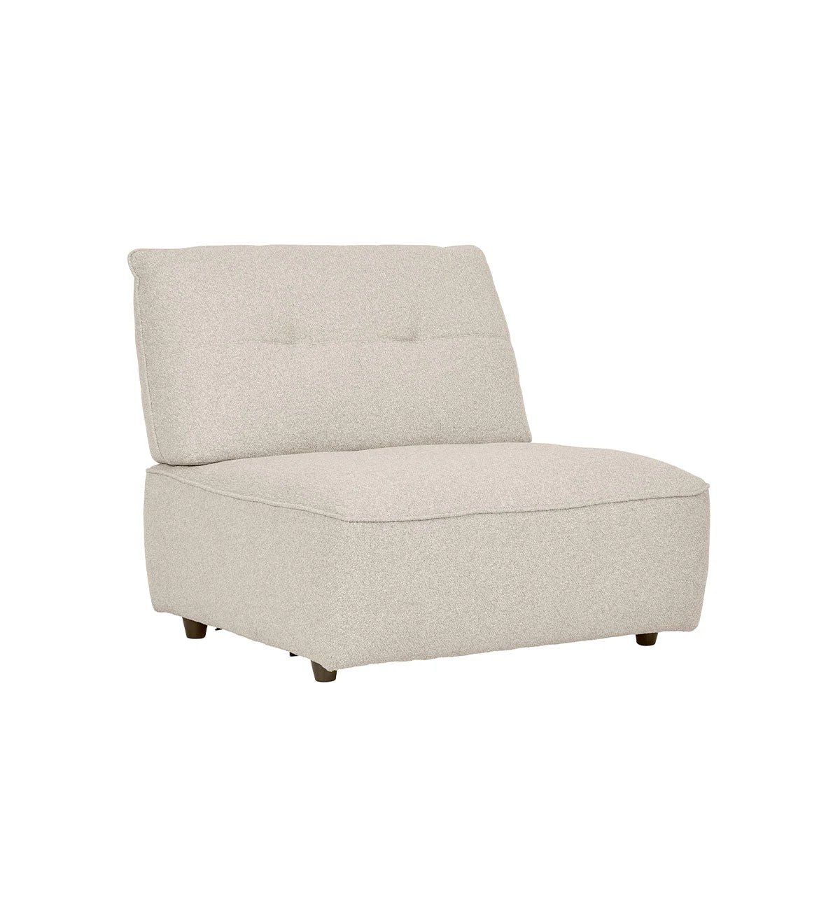 Roommate Sofa - 2 Piece Armless In Ecru - Image 3