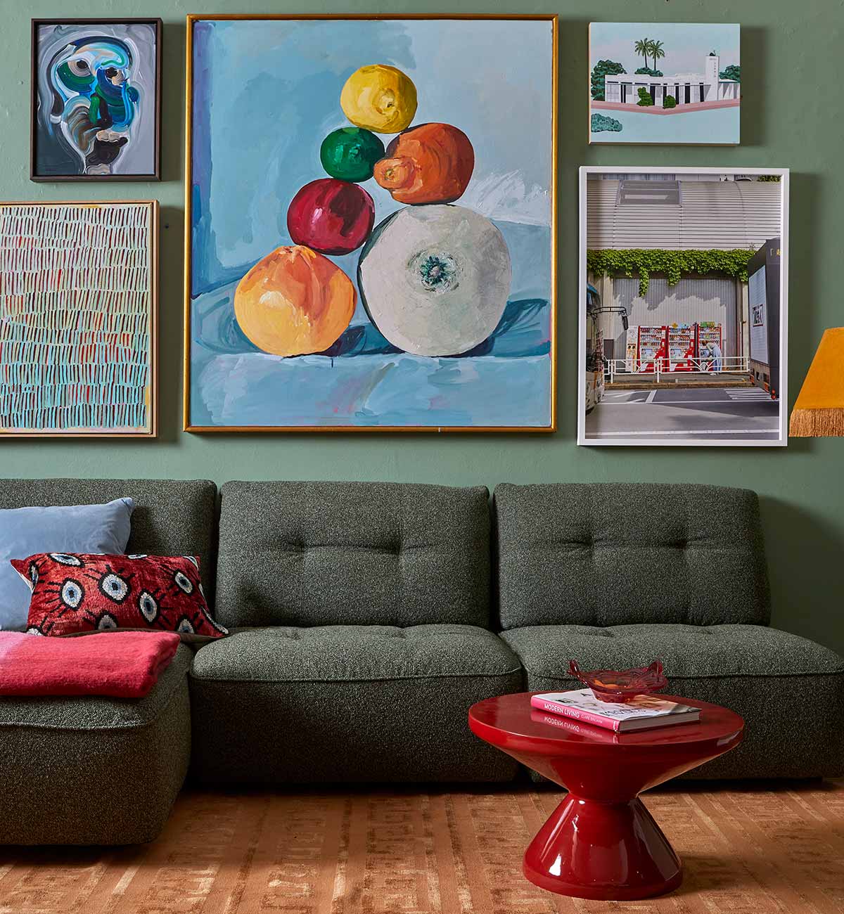 Roommate Sofa - 2 Piece Armless In Forest - Image 2