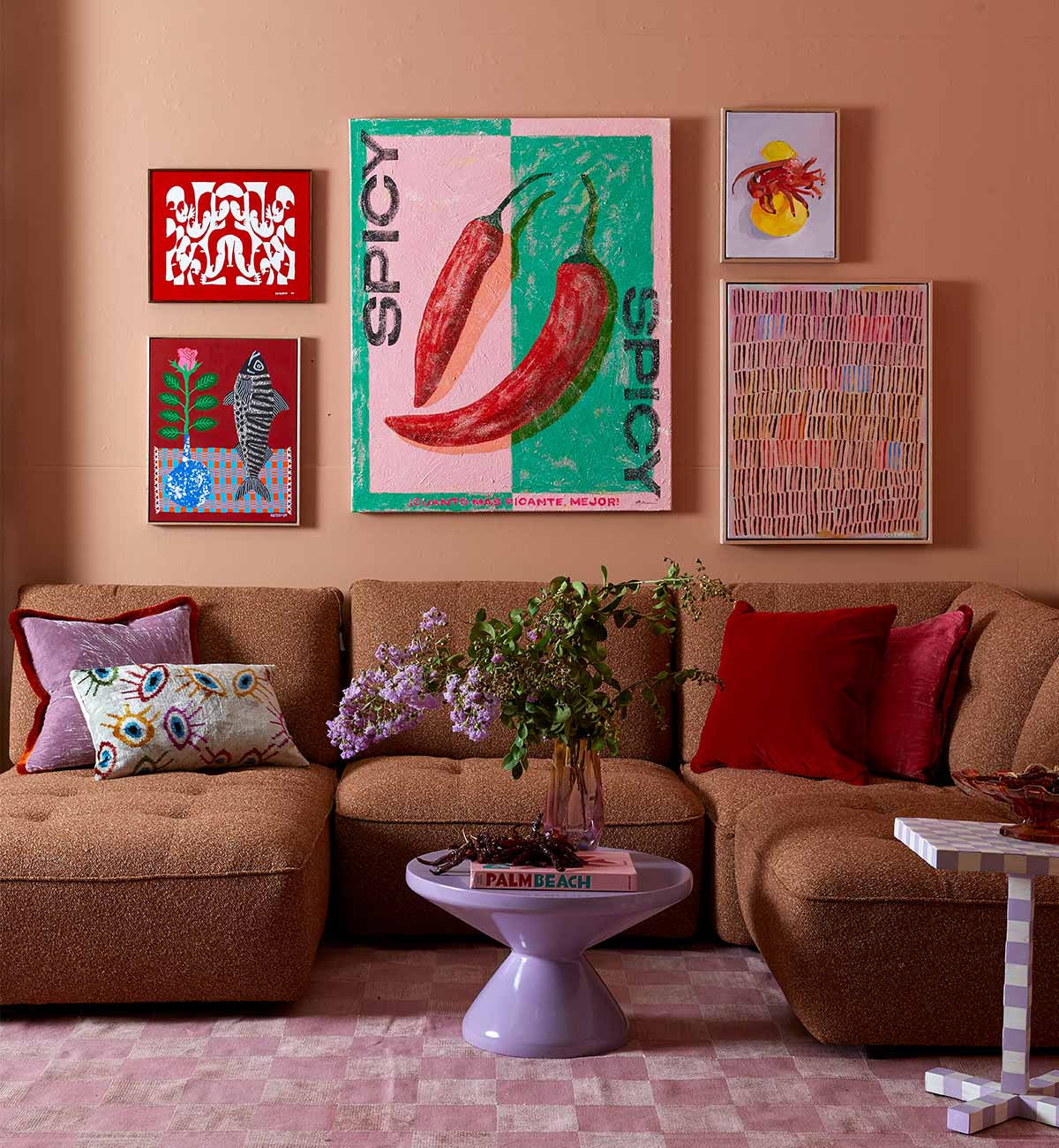 Roommate Sofa - 2 Piece + Chaise In Ginger - Image 5