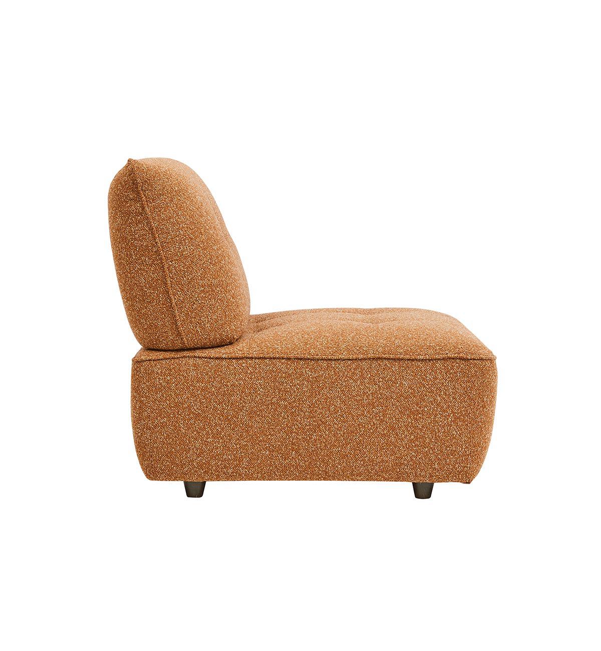 Roommate Sofa - 3 Piece Armless In Ginger - Image 9