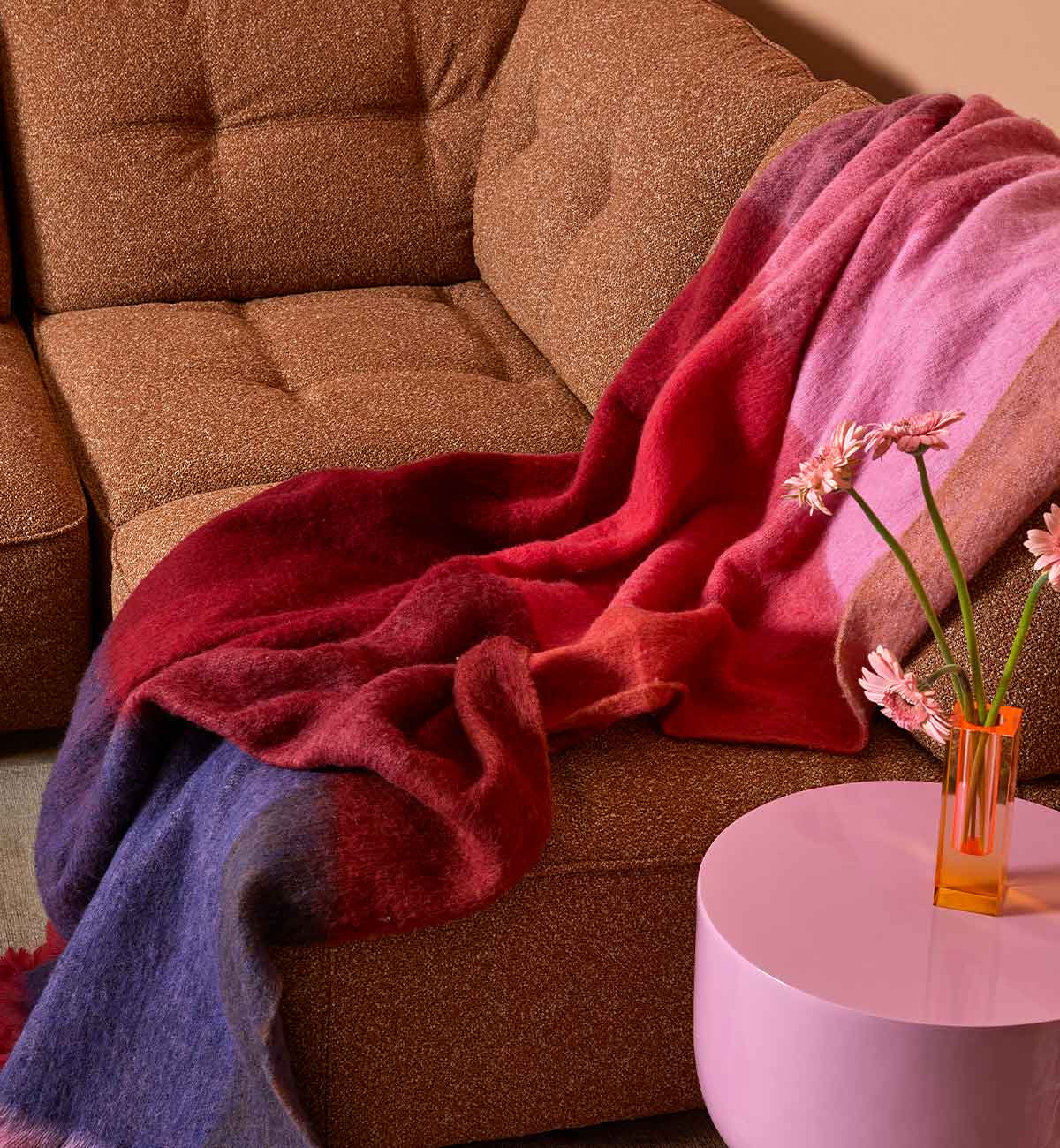 Roommate Sofa - 4 Piece With Corners In Ginger - Image 3