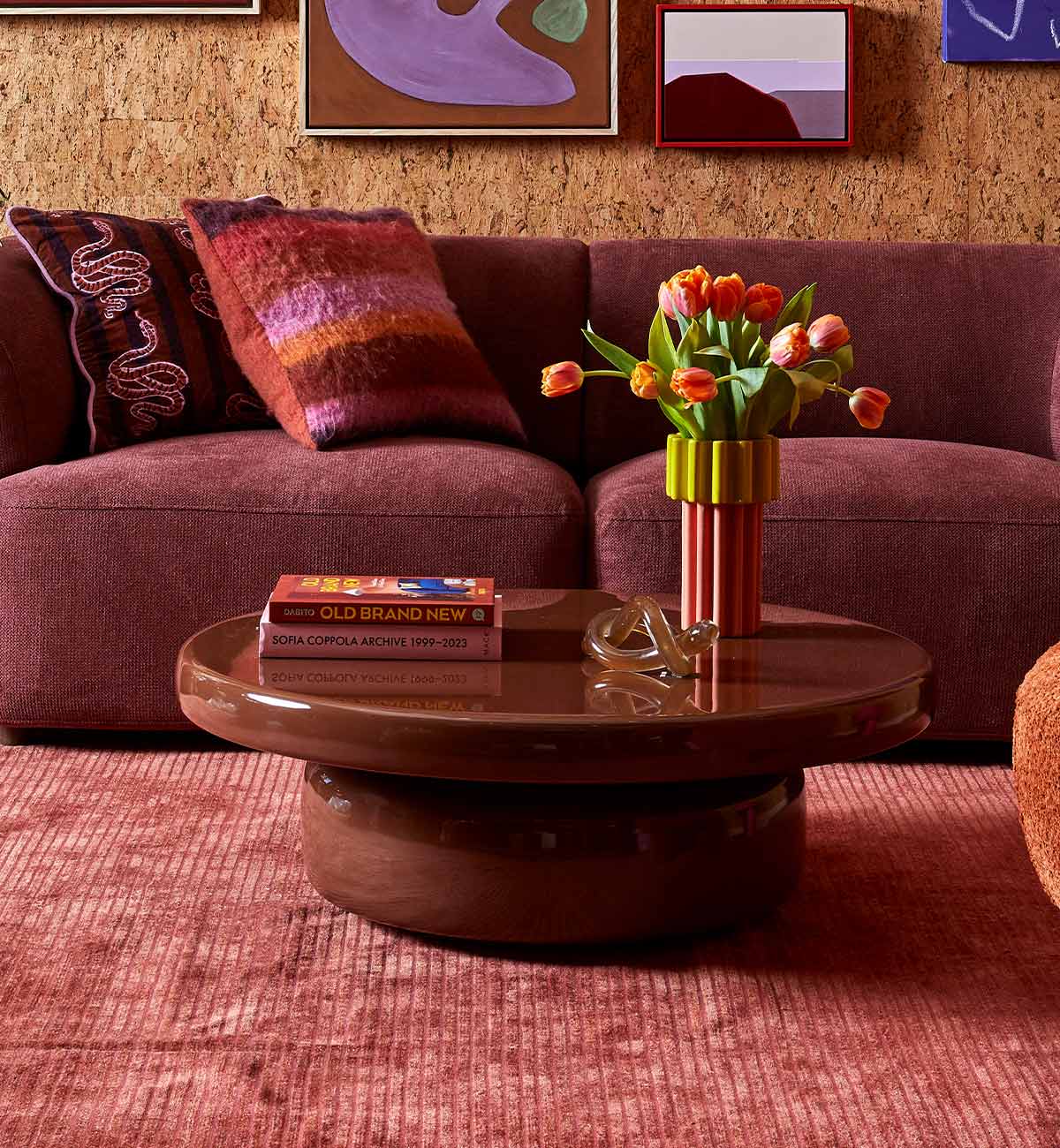 Sunday Sofa 2-Seater In Plum - Image 4