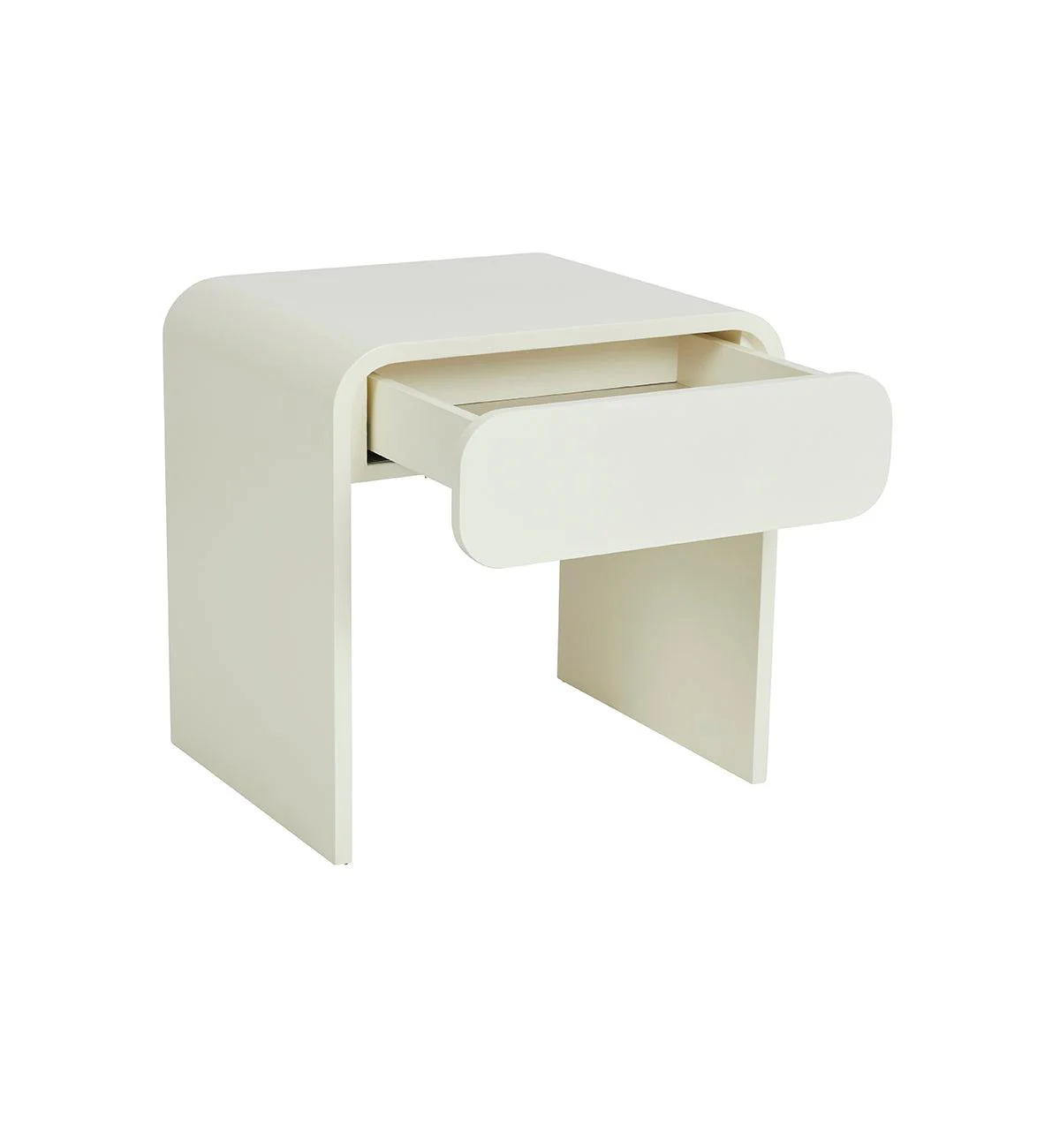 Yin Bedside Table in Ivory - Image 4
